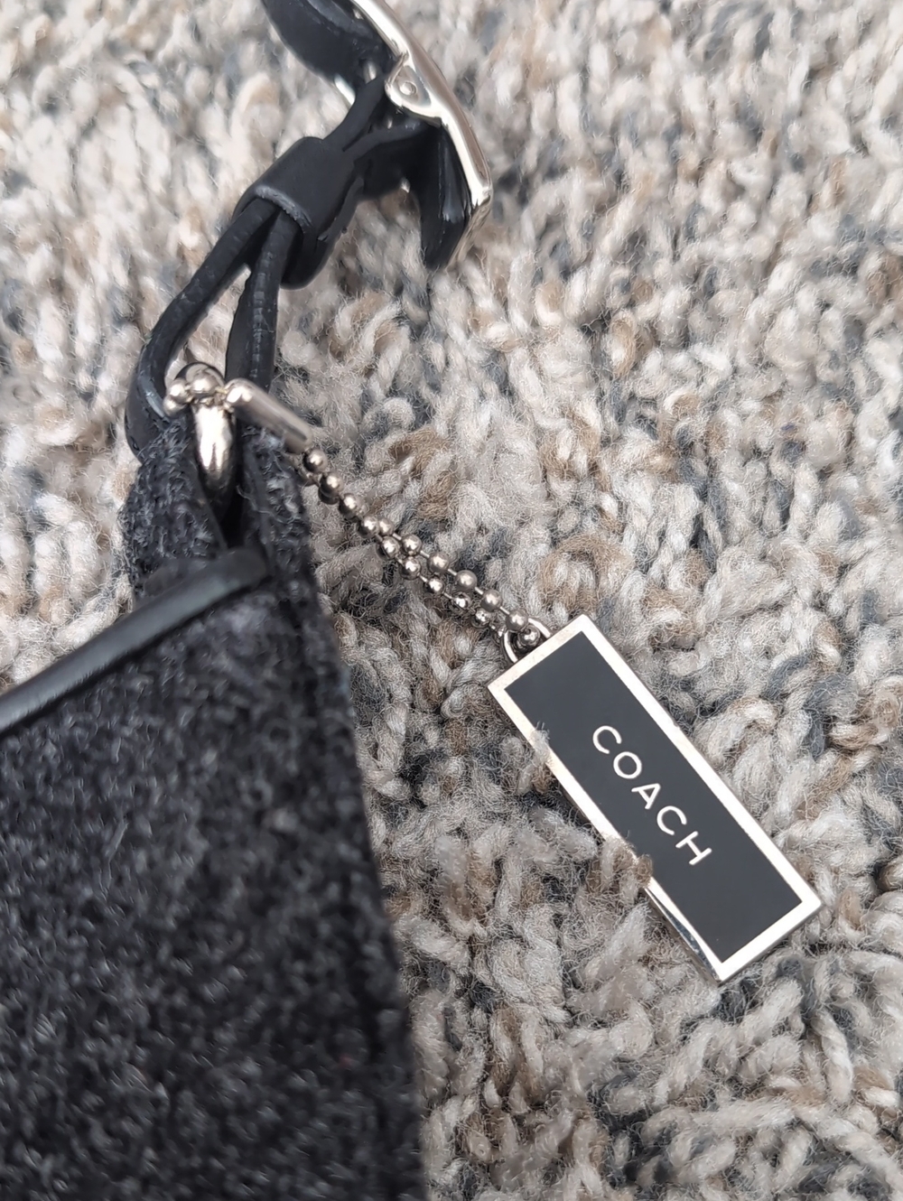 Coach Wool Shoulder Bag - Picture 3 of 10
